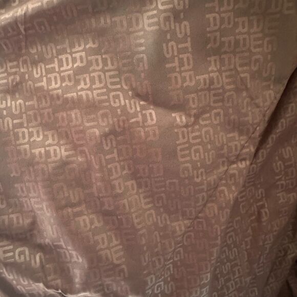 G-STAR RAW Womens Blizzard Tromp Hooded Jacket Coat Black Maroon Size Medium - Picture 8 of 13